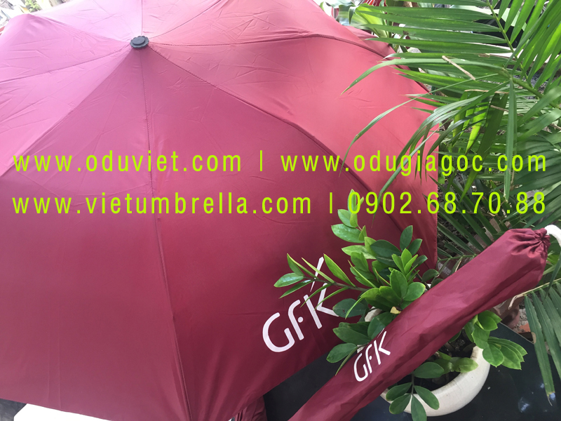 xưởng sản xuất ô dù cầm tay in logo quảng cáo